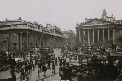 Vista generale della Royal Exchange da English Photographer